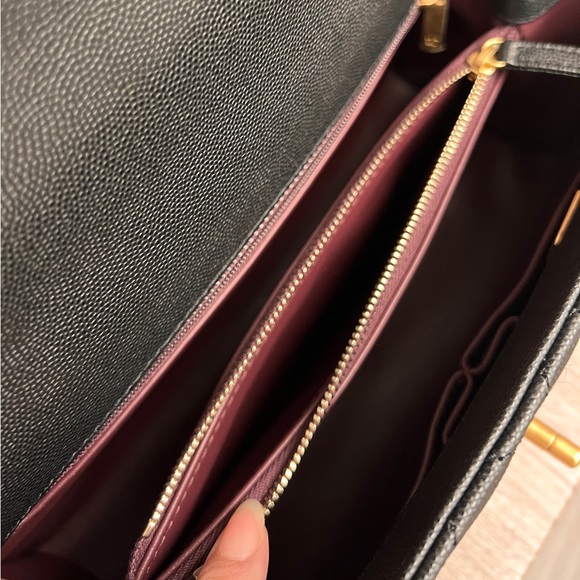 Brand New Coco Chanel Flapbag with handle, v b/black with dust bag and box. - Picture 7 of 15